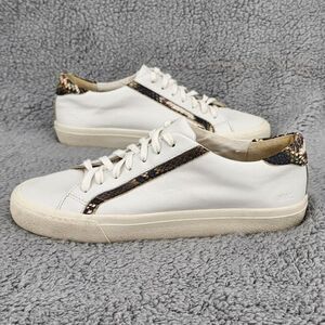 Madewell Women's Sneakers Sz 9 White Leather Lace Up Shoes Comfort Casual